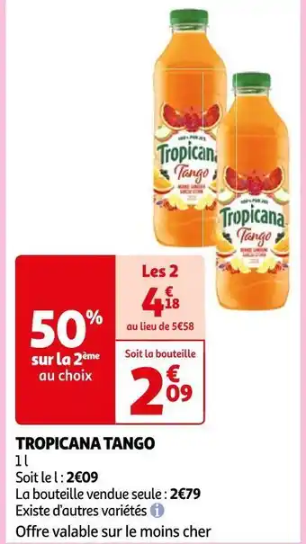 Auchan Tropicana tropicana tango offre