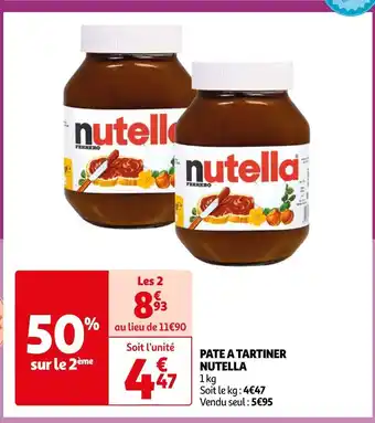 Auchan Supermarché Pate a tartiner pate a tartiner offre