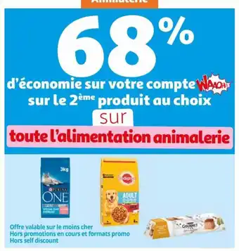 sur toute l'alimentation animalerie