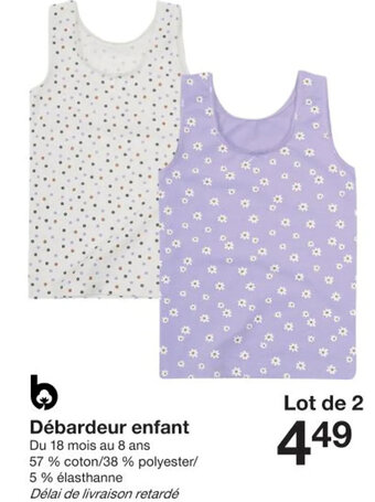 Zeeman Débardeur enfant offre