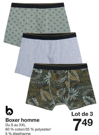 Zeeman Boxer homme offre