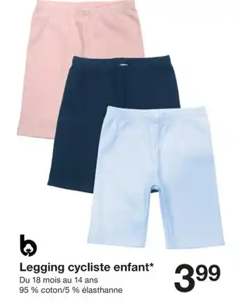 Zeeman Legging cycliste enfant* offre