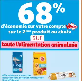 sur toute l'alimentation animalerie
