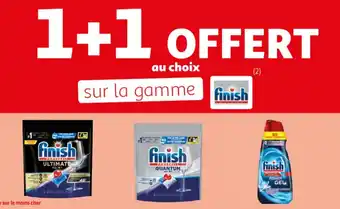 Auchan sur la gamme finish offre