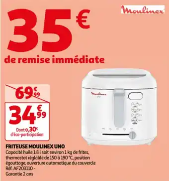 Auchan FRITEUSE MOULINEX UNO offre