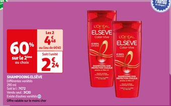 Auchan SHAMPOOING ELSÈVE offre