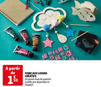 Auchan FOIRE AUX LOISIRS CRÉATIFS offre