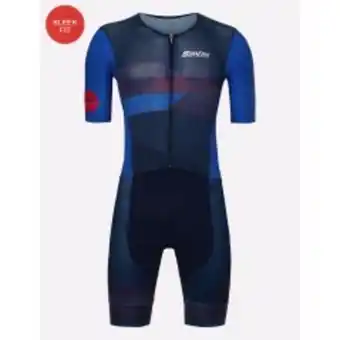 Santini combinaison triathlon homme redux mc taille 3xl