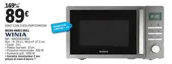 E.Leclerc MICRO-ONDES GRILL offre