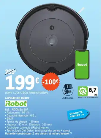 E.Leclerc ASPIRATEUR ROBOT offre