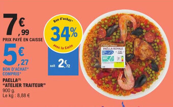 E.Leclerc PAELLA(¹) "ATELIER TRAITEUR" offre