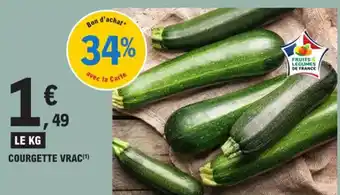 E.Leclerc COURGETTE VRAC(¹) offre
