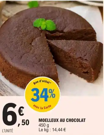 E.Leclerc MOELLEUX AU CHOCOLAT offre