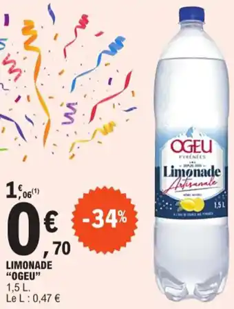 E.Leclerc LIMONADE "OGEU" offre