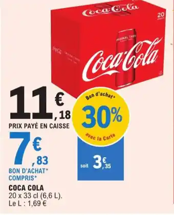 COCA COLA 20 x 33 cl