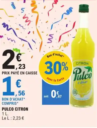 E.Leclerc PULCO CITRON offre