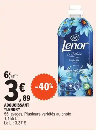 E.Leclerc ADOUCISSANT "LENOR" offre