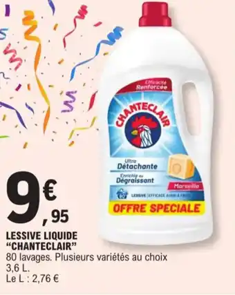 E.Leclerc LESSIVE LIQUIDE "CHANTECLAIR" offre