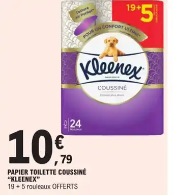 E.Leclerc PAPIER TOILETTE COUSSINÉ "KLEENEX" offre