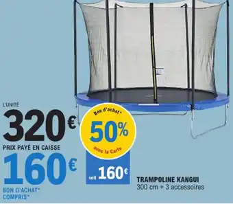E.Leclerc TRAMPOLINE KANGUI offre