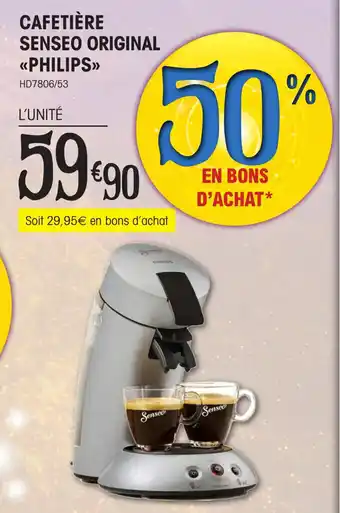 E.Leclerc CAFETIÈRE SENSEO ORIGINAL <<PHILIPS>> offre