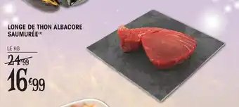 E.Leclerc LONGE DE THON ALBACORE SAUMURÉE (²) offre