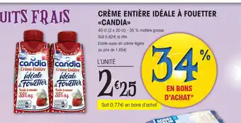 E.Leclerc Crème Entière idéale à Fouetter offre