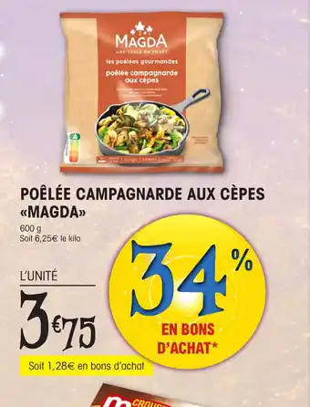 E.Leclerc POÊLÉE CAMPAGNARDE AUX CÈPES <<MAGDA>> offre