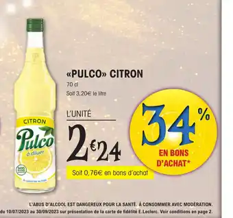 «PULCO» CITRON