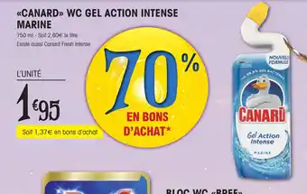 E.Leclerc «CANARD»> WC GEL ACTION INTENSE offre