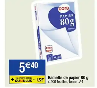 Migros Ramette de papier 80 g offre