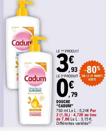 E.Leclerc DOUCHE "CADUM" offre