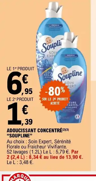 E.Leclerc ADOUCISSANT CONCENTRÉ(²)(3) "SOUPLINE" offre
