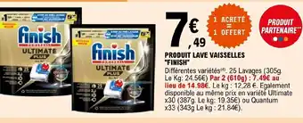 PRODUIT LAVE VAISSELLES "FINISH"