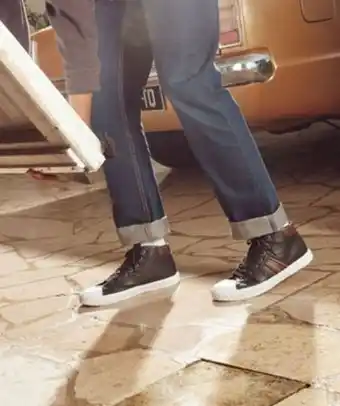 Gémo Baskets homme semi-montantes unies à lacets - chevignon offre