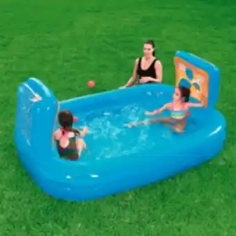 Piscine gonflable pour enfants avec 2 buts bestway skill shot 237x152x94 cm