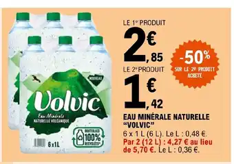 E.Leclerc Eau Minérale NATURELLE VOLCANIQUE offre