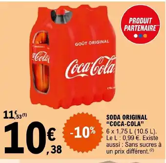 E.Leclerc SODA ORIGINAL "COCA-COLA" offre