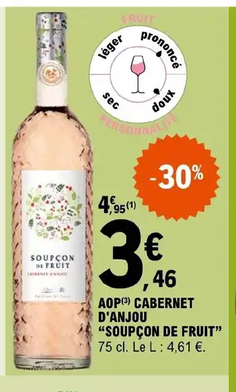 E.Leclerc AOP (3) CABERNET D'ANJOU offre
