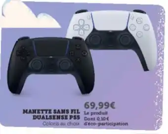 Super U MANETTE SANS DUALSENSE PS5 offre