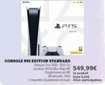 Super U CONSOLE PSS EDITION STANDARD offre