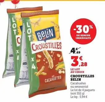 U Express Croustilles belin offre