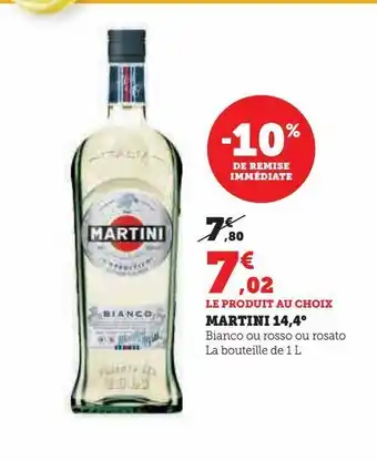 U Express Martini 14,4° offre
