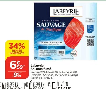 Bi1 Labeyrie Saumon fumé offre