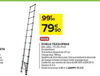 Carrefour Market Echelle Télescopique offre