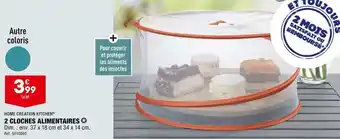 ALDI Home creation kitchen 2 cloches alimentaires offre