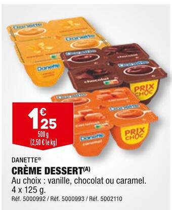 ALDI Danette crème dessert offre