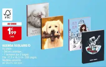 ALDI Agenda scolaire offre
