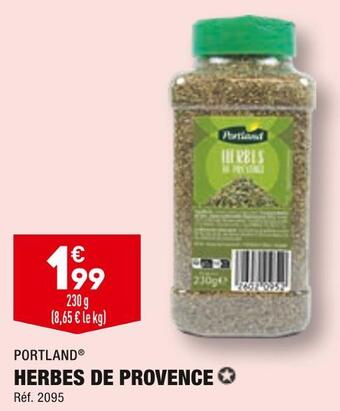 ALDI Portland herbes de provence offre