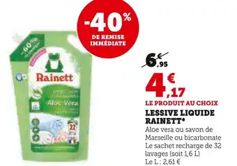 Rainett lessive liquide *